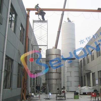 Cylindrical Stainless Steel Tanks For Milk Processing Storage