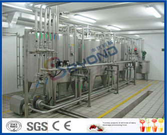 380V / 50Hz Dairy Processing Plant Milk Processing Line High Efficiency